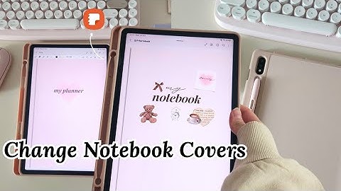 How to CHANGE NOTEBOOK COVERS on Samsung Notes ✏️🤍 Samsung Notes Cover Tutorial