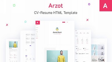 Arzot - CV-Resume Template | Themeforest Website Templates and Themes