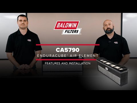 Baldwin Filters CA5790 EnduraCube® Air Element - YouTube