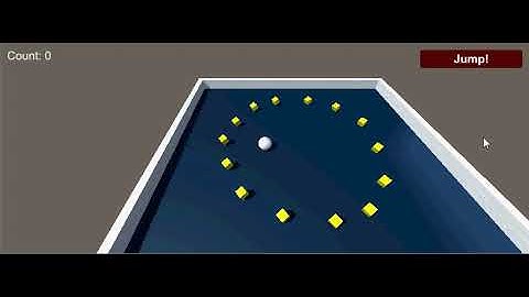 Roll-a-ball tutorial from Unity + Jump button