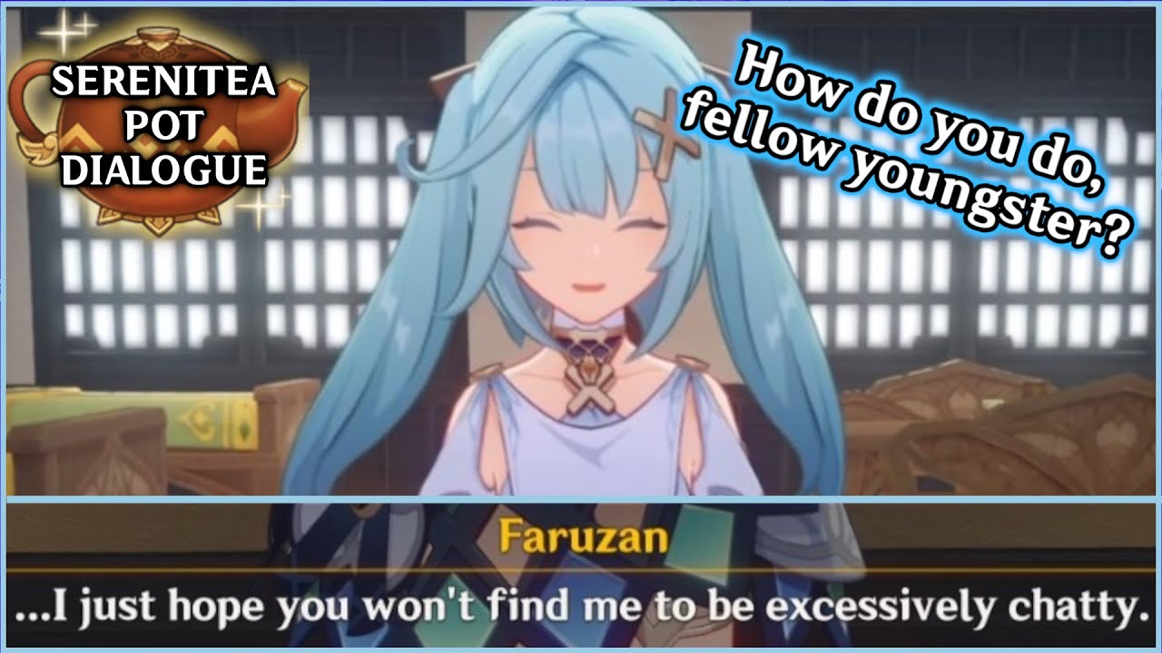 Faruzan is Surprising Sweet in the Serenitea Pot?! Genshin Impact 3.3