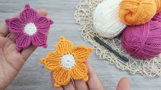 картинка: 🌸 Как связать подставку-цветок крючком (Подставка-цветок | Подставка под кружку) (Пошаговый урок)