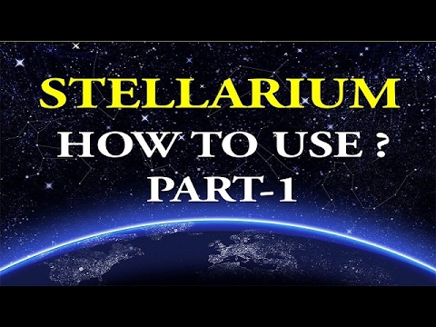 how to use stellarium