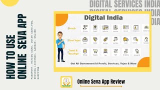 How To Use Online Seva: Digital Services India App ? Online Seva Digital App Use. screenshot 4