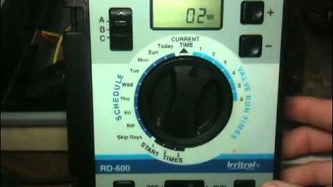 Irritrol Rain Dial Controller Not Working - Needs Repair
