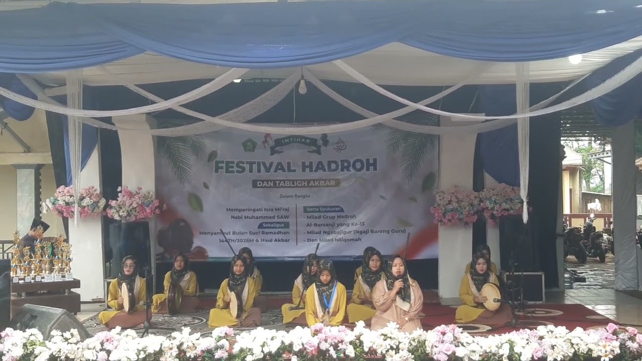 FESTIVAL HADROH NO URUT 10 GRUP HADROH MUBAROKATUNNISA