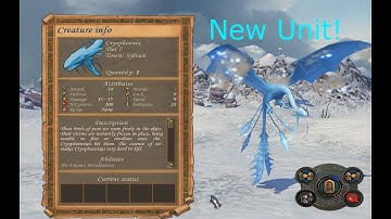 Heroes of Might and Magic V New Unit! - Cryophoenix Mod for Sylvan Gameplay