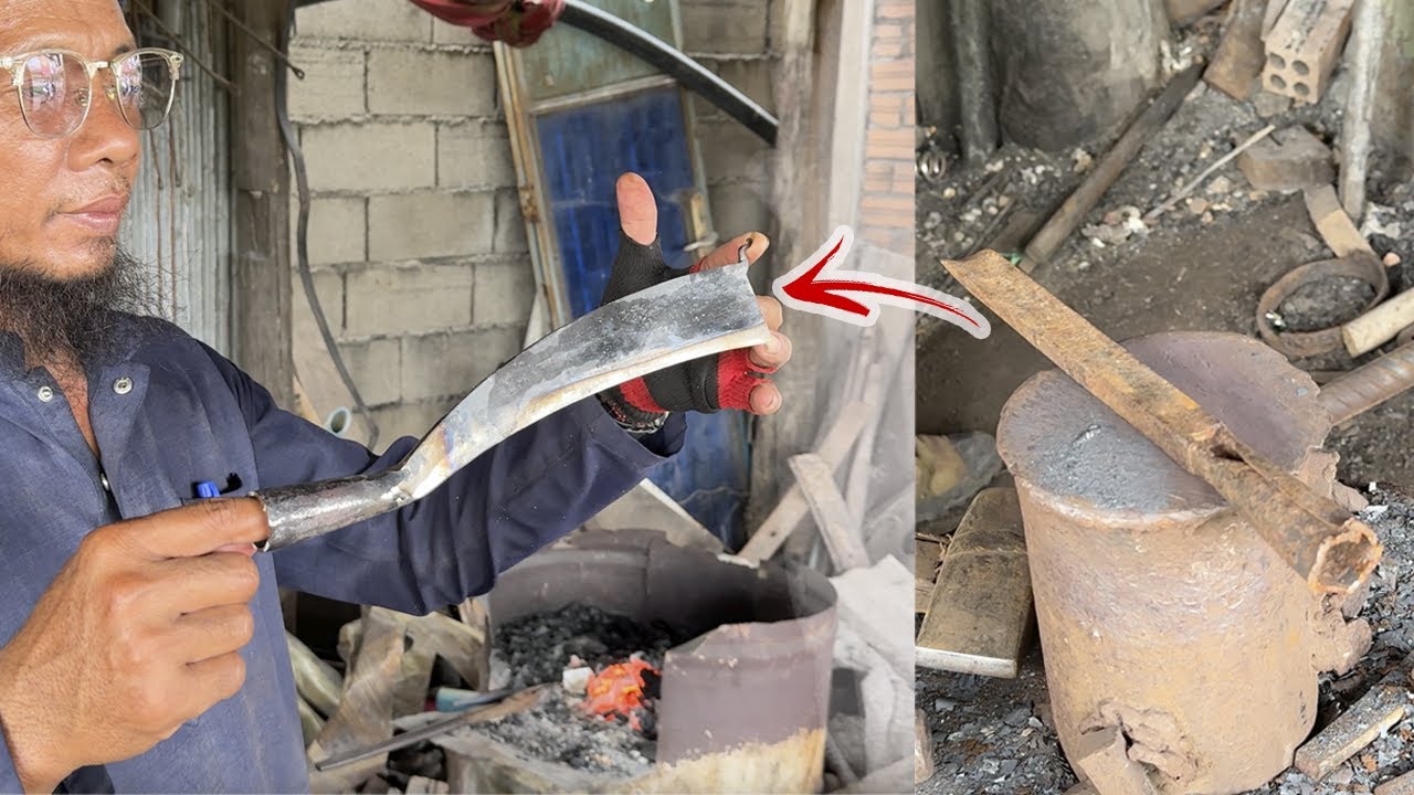 Transform Chisel Into A Functional Knife - YouTube