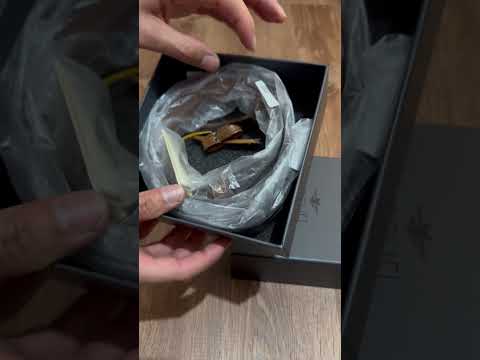 Unboxing Satchel & Page Everyday Belt in Brown #leather #unboxing #belt #new #luxury #quality