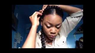 How To: Grecian/Goddess/Halo braid tutorial