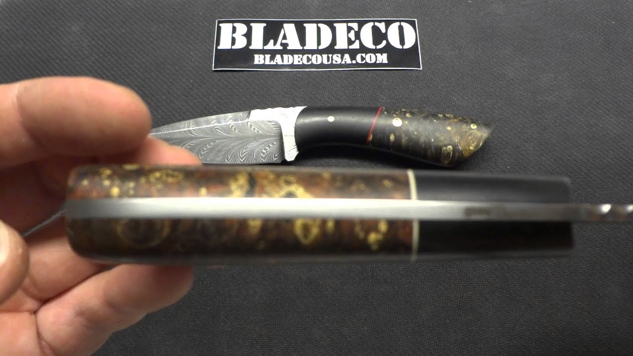 Backwoods Custom Knives Beautiful Damascus Blades!
