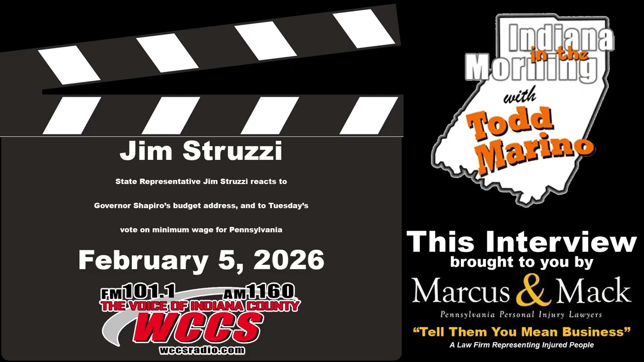 Indiana in the Morning Interview: Jim Struzzi (2-5-26)