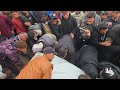 وداع وتشييع شهيدين في مجمع ناصر الطبي بخان يونس جنوب قطاع غزة