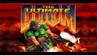 Doom E1M1 - Hangar - Ultra Violence (100%) - Pistol Start [1080p 60fps]