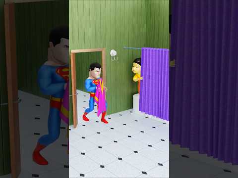 WHERE IS MY SHOWER TOWEL SQUID GAME GIRL DOLL SUPERMAN Squidgame Shorts Maheshwar Gamerz 