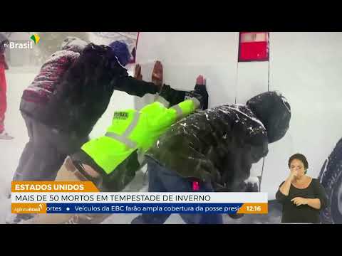 Estados Unidos têm mais de 50 mortos em tempestade de inverno