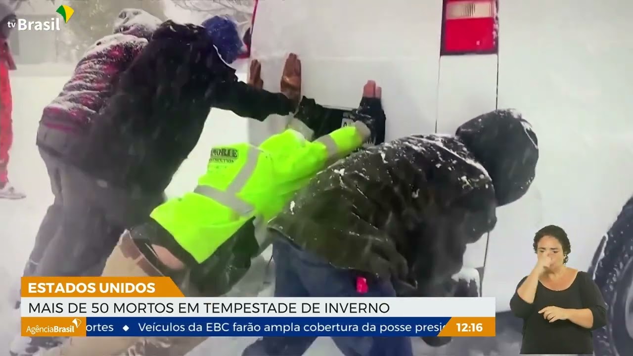 Estados Unidos têm mais de 50 mortos em tempestade de inverno