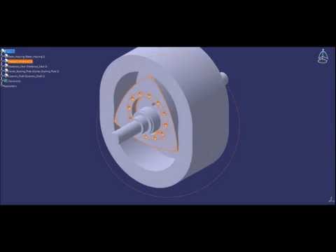 Wankel Rotary Engine Animation