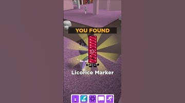 How to get Licorice Marker in Find The Markers (Roblox)