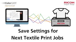 How to Save CSEX Setting Files in ColorGATE RIP Software for RICOH Textile Printers | RICOH