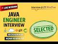 🔴LTI Mindtree Java Interview 🔥 | Agar LTI hai to check krlo | SELECTED ✅”