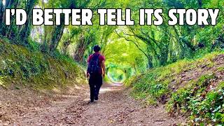 This Ancient Lane Is Swallowing Itself