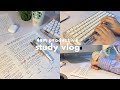 4am productive study vlog waking up early studying notes coffee more