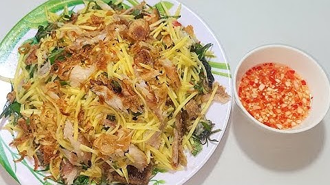 Cách làm GỎI XOÀI KHÔ CÁ LÓC siêu ngon đơn giản - Combo Món Ăn