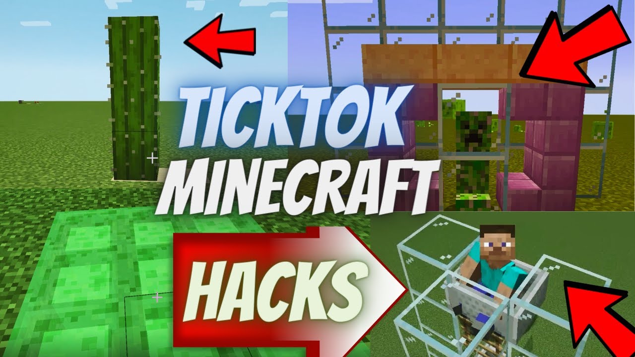 MINECRAFT viral Hacks that will blow your mind || tiktok minecraft ...
