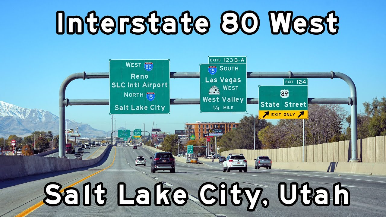 Interstate 80 West - Salt Lake City, Utah