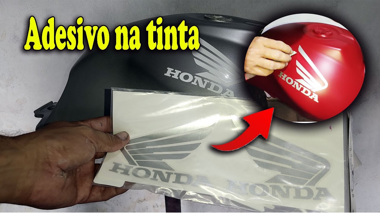 Como fazer adesivo na tinta