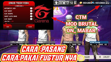 CARA PASANG_PEMAKAIAN FITUR.CHEAT CTM//BRUTAL AUTO RANKED FREE FIRE