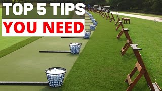 HOW TO STOP WASTING TIME AT THE DRIVING RANGE !