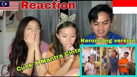 [🇲🇾 Reaction] - Cuek X Mantra Cinta (KERONCONG) - Live Session ft. Rizky Febian & Idgitaf  🇮🇩