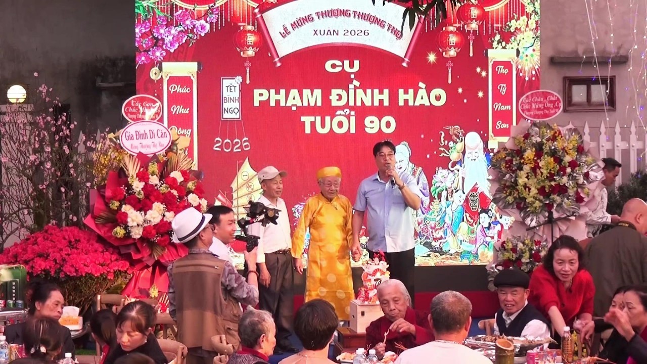 CLIP - LỄ MỪNG THƯỢNG THƯỢNG THỌ CỤ: PHẠM ĐÌNH HÀO - TUỔI 90 - XUÂN BÍNH NGỌ-2026 - TN