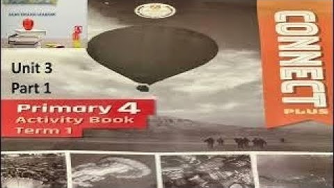 Activity book primary 4 unit 3 part 1