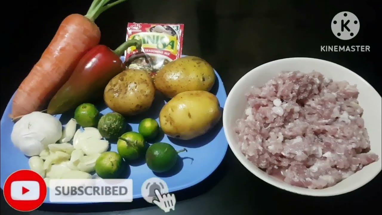 PORK GINILING/WITH CALAMANSI AT OYSTER SAUCE YouTube
