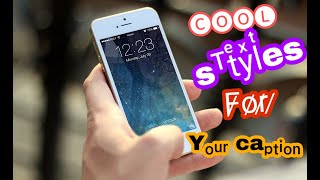 Cool Text Styles (No App) For Your Social Media Caption And Bio screenshot 4