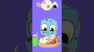 Mukbang Animation Eating Ramen And Sushi