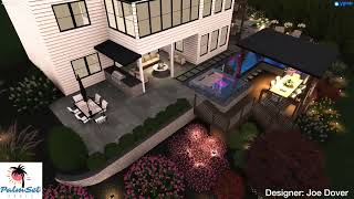 Another Palmset Pool Project Powered the  Dover Living Design