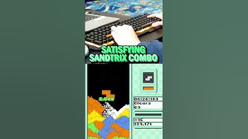 Satisfying Sandtrix Combo #shorts #tetris