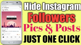 How To Hide Instagram Post Pics and Followers screenshot 5