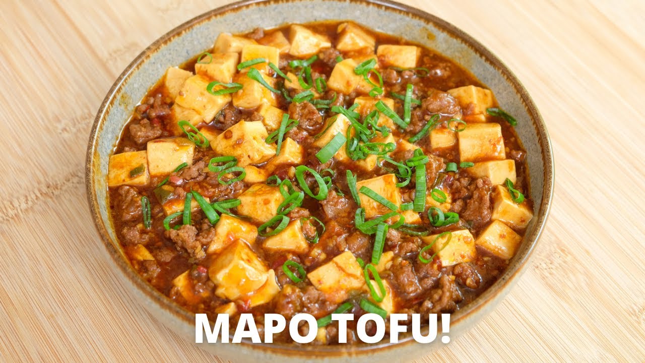 Comfort food! MAPO TOFU!