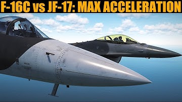 F-16C & JF-17: Max Acceleration | DCS WORLD