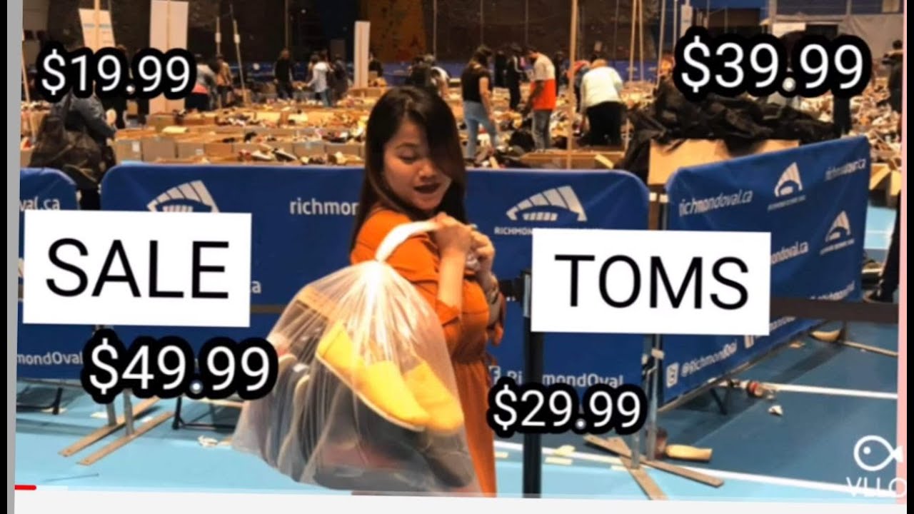 TOMS WAREHOUSE SALE VANCOUVER 2019 YouTube