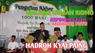 Bpk kyai Usman Ridho#kepingin gelek momong putu