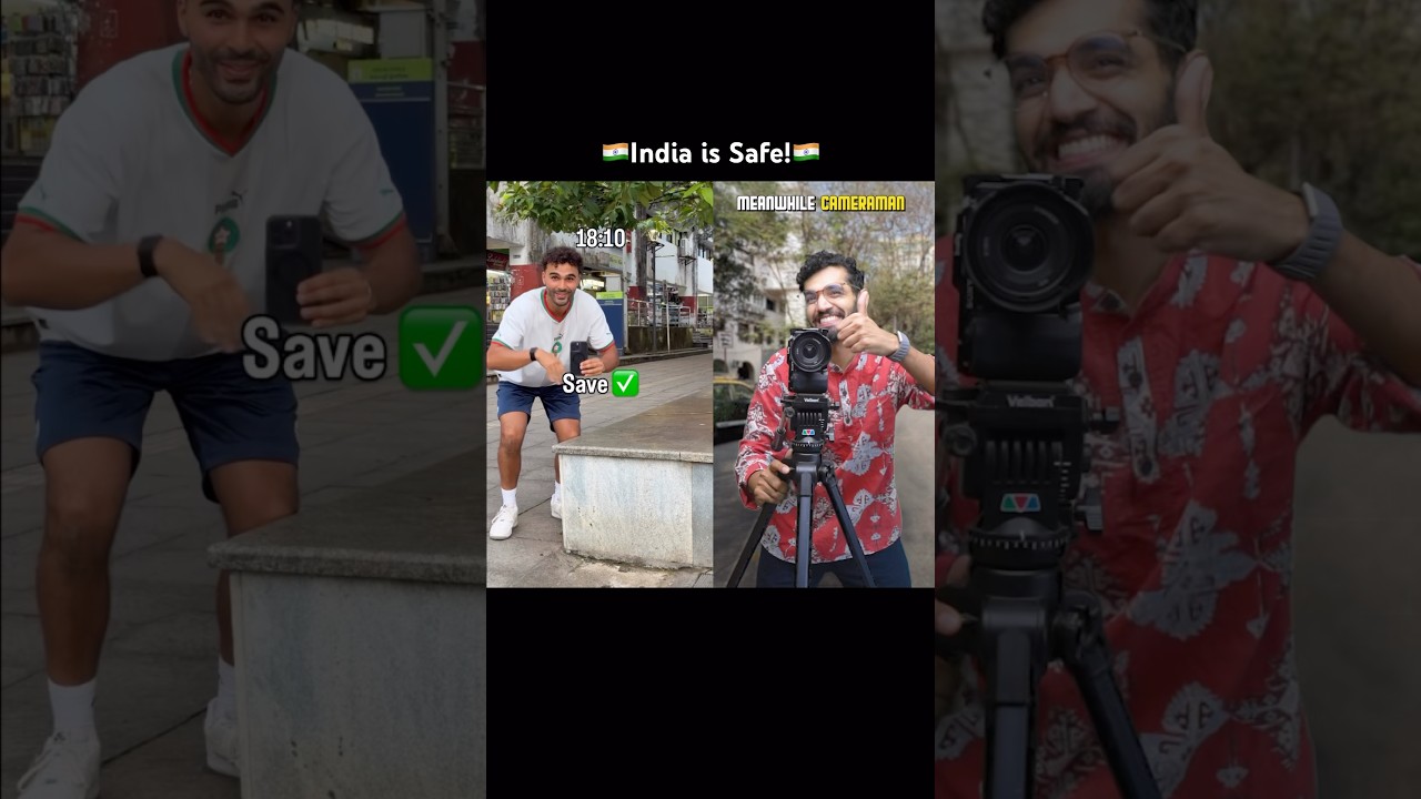 India is safe thanks to Camera Man! 📹🫡 ft. 