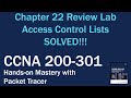 CCNA with Packet Tracer Chapter 22 Review Lab - SOLVED!