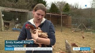 Des sauveteurs de poules pondeuses à Nantheuil