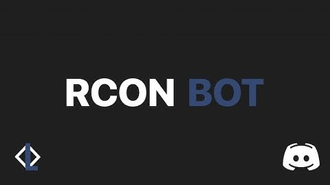 L-RCON Bot [FiveM] [Discord Bot] [Link in Description]